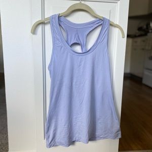Athleta Tank top - periwinkle, keyhole back, size small, gently worn